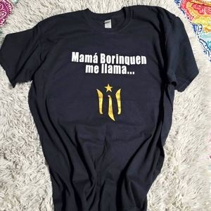 Mamá Borinquen Me Llama Tshirt, Xlarge Unisex